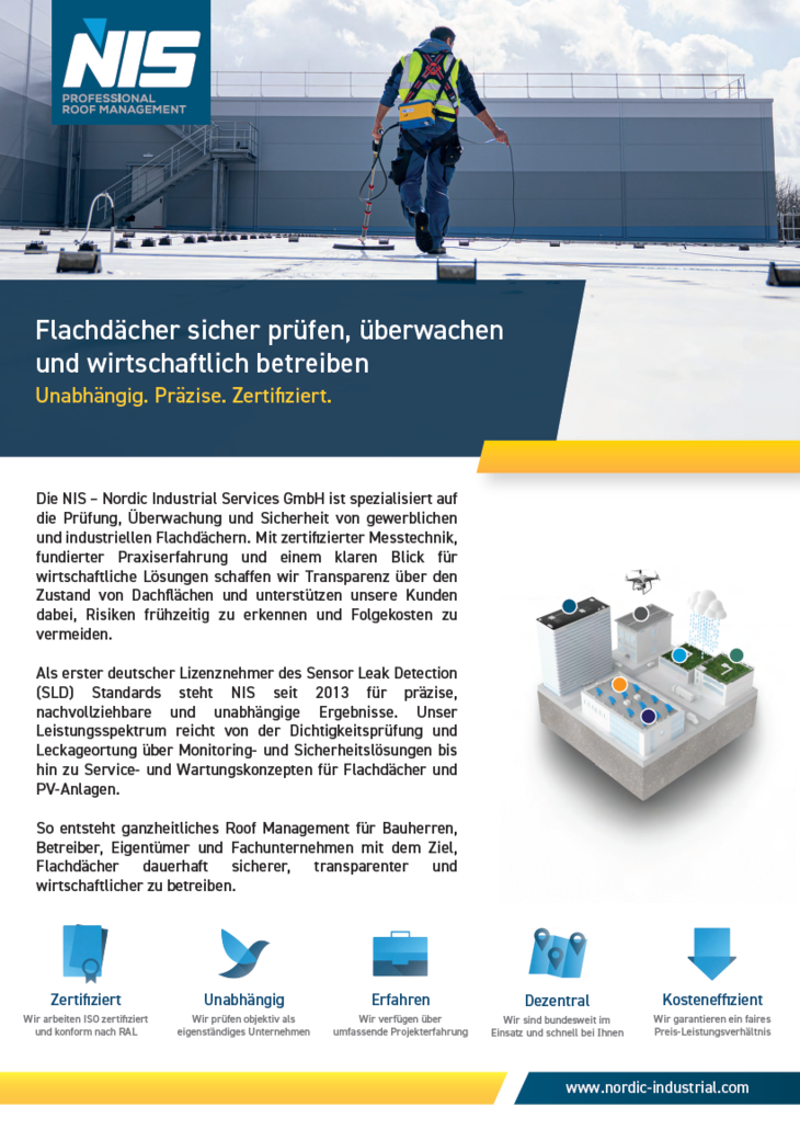 Flyer Fachdachprüfung